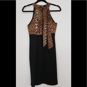 Leopard print dress